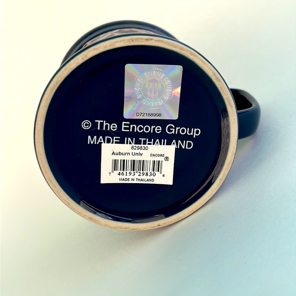 Auburn University Tigers Coffee Mug Navy Orange NEW - Picture 5 of 6